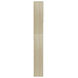 Mobile per Lavatrice Bianco e Rovere Sonoma 64x25,5x190 cm