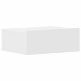 Comodini Pensili 2pz Bianchi 40x30x15 cm in Legno truciolato