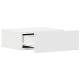 Comodini Pensili 2pz Bianchi 40x30x15 cm in Legno truciolato