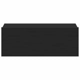 Comodino Pensile Nero 40x30x15 cm in Legno truciolato