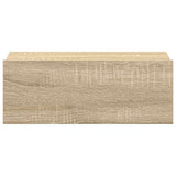 Comodini Pensili 2pz Rovere Sonoma 40x30x15cm Legno truciolato