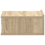 Comodini Pensili 2pz Rovere Sonoma 40x30x15cm Legno truciolato