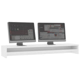 Supporto per Monitor Bianco 100x24x13 cm in Legno truciolato