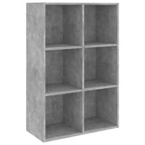 Libreria/Credenza Grigio Cemento 66x30x98 cm Legno truciolato
