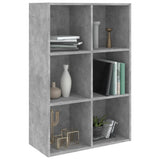 Libreria/Credenza Grigio Cemento 66x30x98 cm Legno truciolato