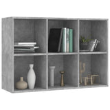 Libreria/Credenza Grigio Cemento 66x30x98 cm Legno truciolato