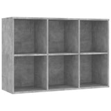 Libreria/Credenza Grigio Cemento 66x30x98 cm Legno truciolato