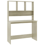 Scrivania e Ripiani Rovere Sonoma 110x45x157 Legno truciolato
