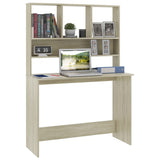 Scrivania e Ripiani Rovere Sonoma 110x45x157 Legno truciolato