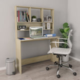 Scrivania e Ripiani Rovere Sonoma 110x45x157 Legno truciolato