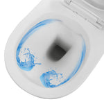WC Sospeso con Design Senza Bordi in Ceramica Bianca
