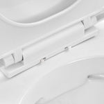 WC Sospeso con Design Senza Bordi in Ceramica Bianca