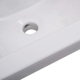 Lavabo da Incasso 42x39x18 cm in Ceramica Bianco