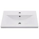 Lavabo da Incasso 61x39,5x18,5 cm in Ceramica Bianco