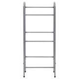 Supporto con Ripiani per 3 Casse Argento 50x33x116 cm Acciaio