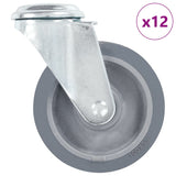 Ruote Girevoli con Foro per Bullone 12 pz 100 mm