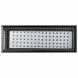 Griglia Barbecue da Campeggio Portatile in Acciaio 60x22,5x33cm