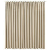 Tenda Oscurante con Ganci Beige 290x245 cm
