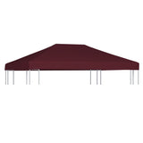 Copertura Superiore per Gazebo 310g/m 3x4m Bordeaux