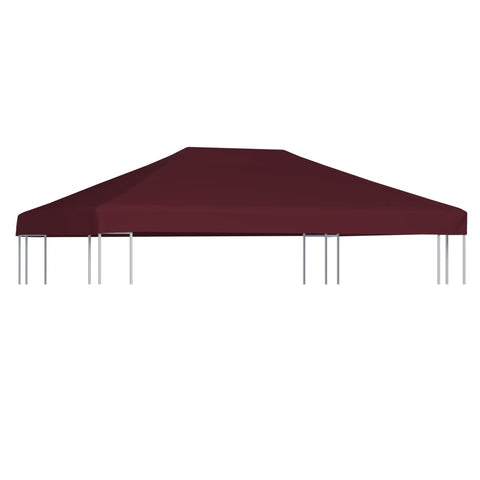 Copertura Superiore per Gazebo 310g/m 3x4m Bordeaux