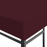 Copertura Superiore per Gazebo 310g/m 3x4m Bordeaux