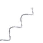 Spirali per Gabbioni 24 pz in Acciaio Zincato 100 cm