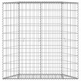 Gabbione Letto Rialzato Trapezio Acciaio Zincato 100x20x100 cm