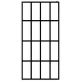 Cabina Doccia con Vetro Temperato Trasparente 80x195 cm