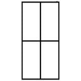 Cabina Doccia con Schermo in Vetro Temperato Glassato 118x190cm