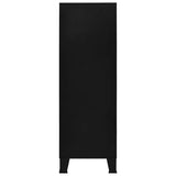 Armadio Classificatore Industriale Nero 75x40x120 cm in Acciaio