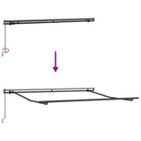 Struttura della tenda Antracite 3 x 2,5 m Alluminio