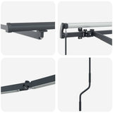 Struttura della tenda con Antracite 3 x 2,5 m Alluminio