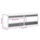 Terrario in Legno truciolato 144x46x48 cm