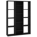 Libreria/Divisorio Nero 100x24x140 cm in Legno truciolato