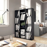 Libreria/Divisorio Nero 100x24x140 cm in Legno truciolato