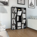 Libreria/Divisorio Nero 100x24x140 cm in Legno truciolato