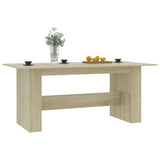 Tavolo da Pranzo Rovere Sonoma 180x90x76cm in Legno truciolato
