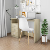Scrivania Cassetti Rovere Sonoma 120x50x76 cm Legno truciolato