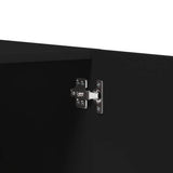 Armadio Nero 80x52x180 cm in Legno truciolato