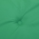 Cuscini per Sedia 2 pz Verdi 50x50x3 cm in Tessuto Oxford