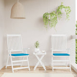 Cuscini per Sedia 2 pz Blu 50x50x4 cm in Tessuto Oxford