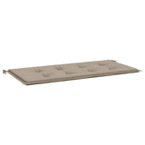 Cuscino per Panca Tortora 100x50x3 cm in Tessuto Oxford