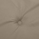 Cuscino per Panca Tortora 100x50x3 cm in Tessuto Oxford