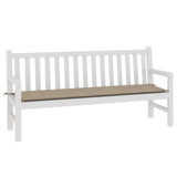 Cuscino per Panca Tortora 180x50x3 cm in Tessuto Oxford