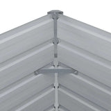 Letto di Coltura Rialzato 160x80x77 cm in Acciaio Zincato Verde