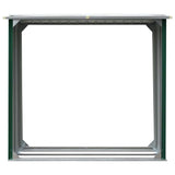 Capannone in Acciaio Zincato 172x91x154 cm Verde