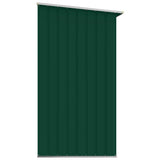 Capannone da Giardino in Acciaio Zincato 330x84x152cm Verde