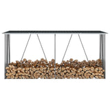 Capannone da Giardino in Acciaio Zincato 330x84x152cm Antracite