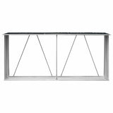 Capannone da Giardino in Acciaio Zincato 330x84x152cm Antracite