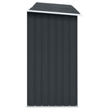 Capannone da Giardino in Acciaio Zincato 330x84x152cm Antracite